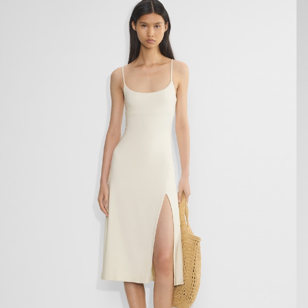 Aritzia Cream Midi Dress